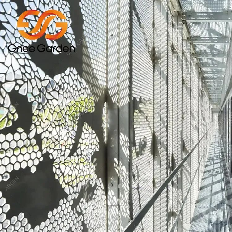 Panel de revestimiento de fachada de edificio de aluminio