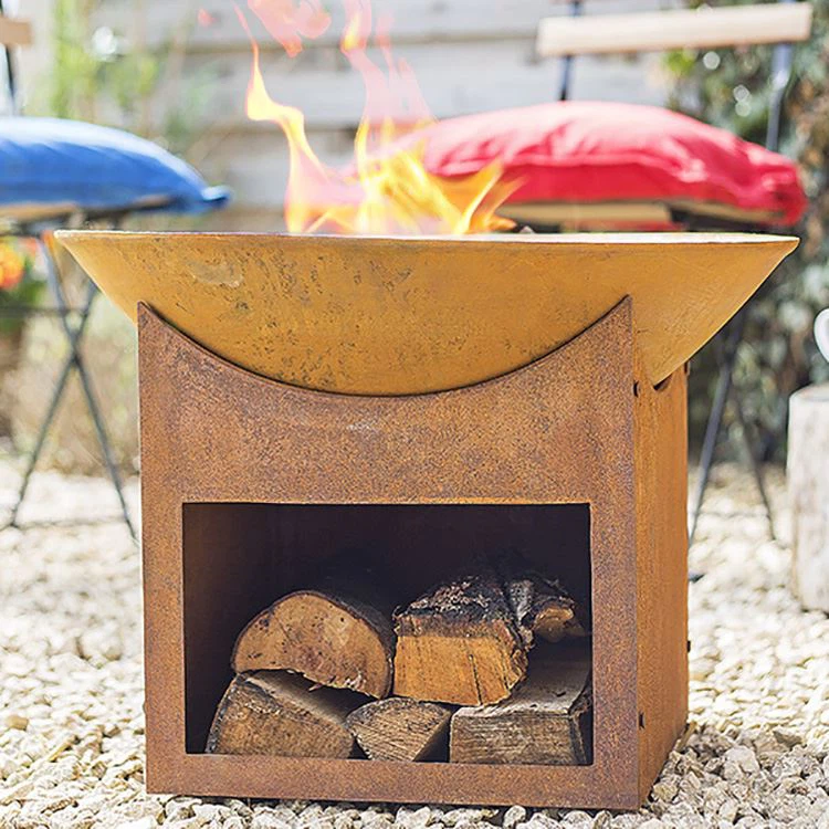 Fogatas de patio trasero de Corten