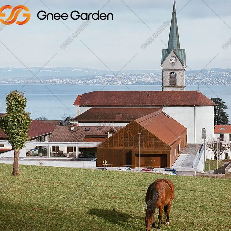 Muro de cortina de la fachada de Corten