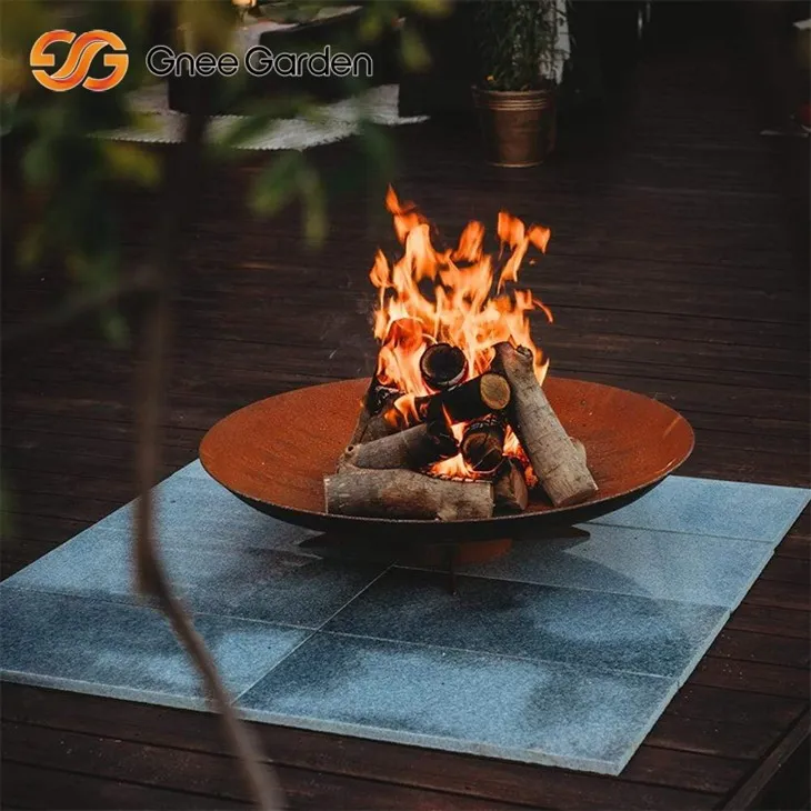 Corten Outdoor Fire Bowl Familiar