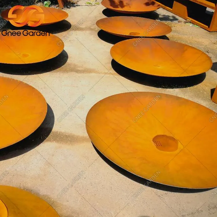 Estufa de leña para exteriores Corten