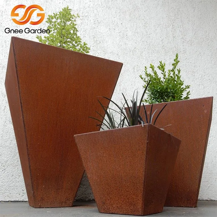 Jardineras de acero corten