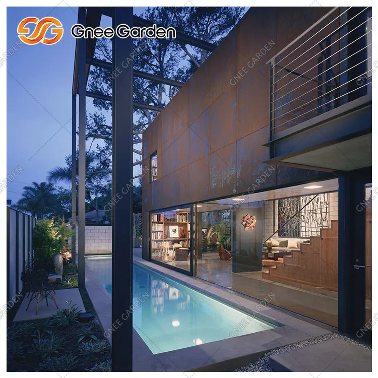 Hojas de acero de Corten para paredes