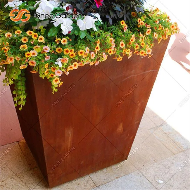 Jardineras de acero corten personalizadas
