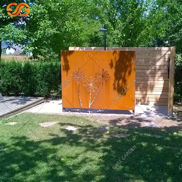 Pantallas de corte corten