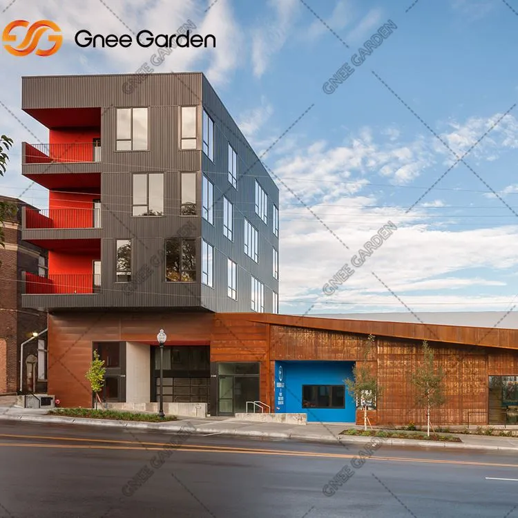 Fachada decorativa cortina cortina paredes