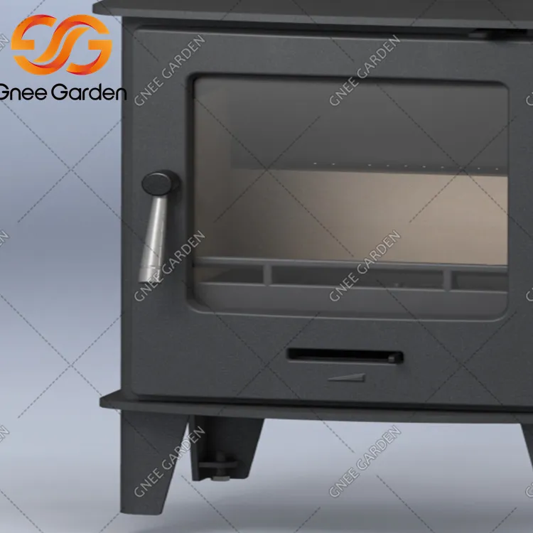 Inserto de chimenea de pellets de montaje empotrado