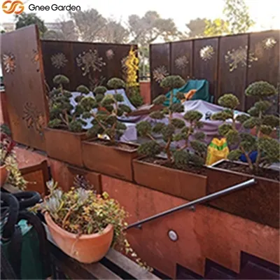 ¿Pueden las mamparas de jardín Corten proporcionar privacidad total?