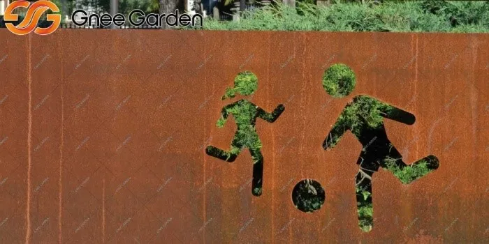 Weathering steel fence Weathering steel fence