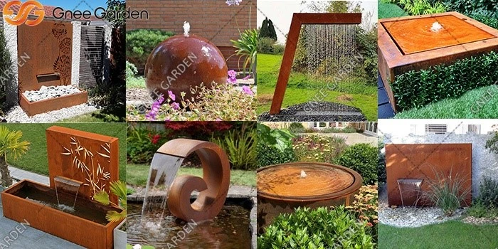 corten steel wall water feature corten steel wall water feature