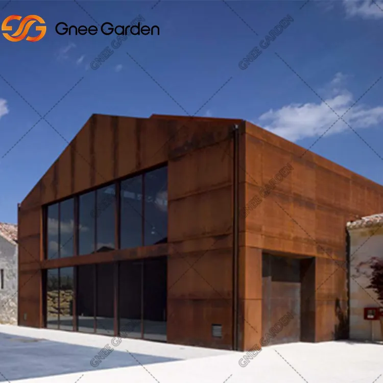 Paneles de fachada exterior de metal