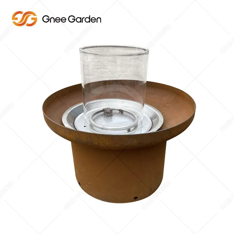 Cuenco de fuego de metal