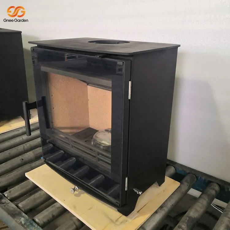 Estufa de leña moderna