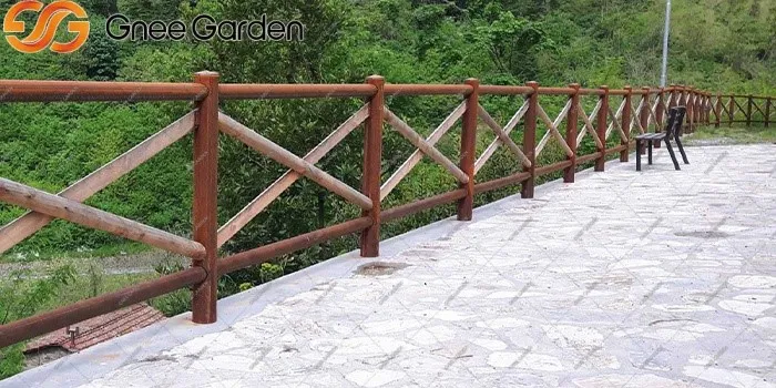 Weathering steel fence Weathering steel fence