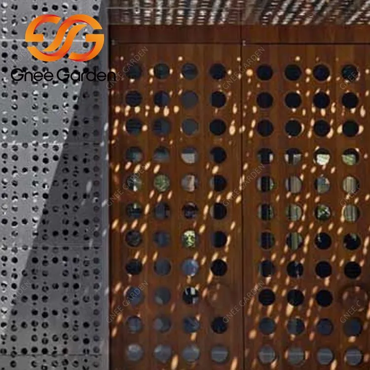 Paneles de pared metálicos para exteriores