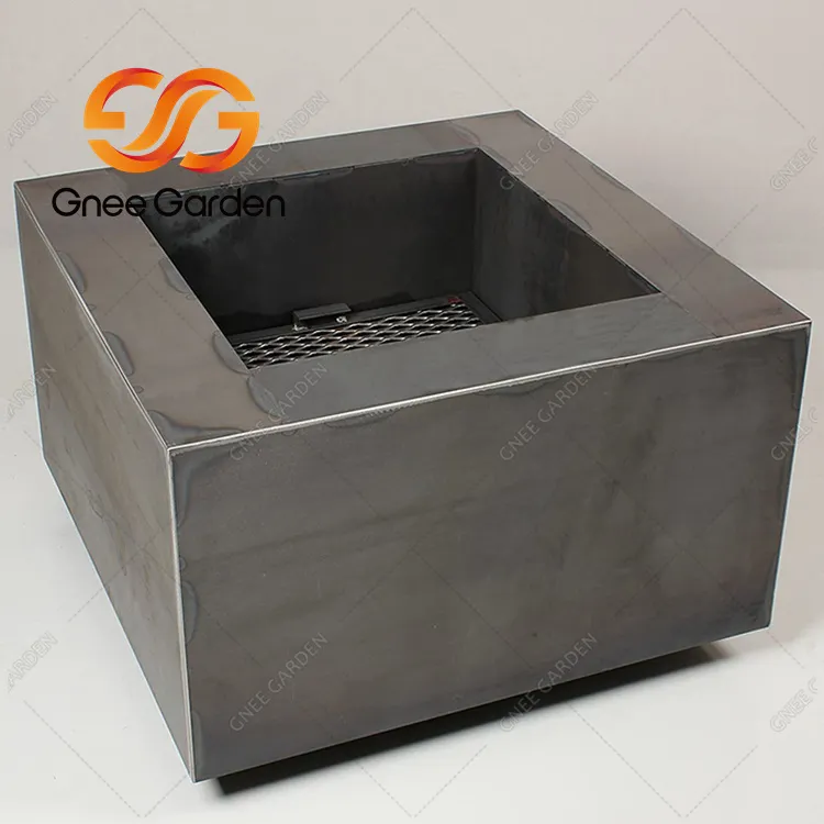 Chimenea de sobremesa rectangular