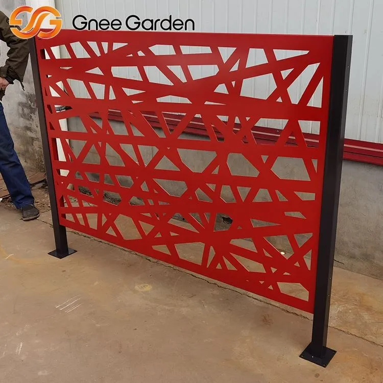 PARTACIÓN DE LINA CORTEN METAL CORTEN ROJO