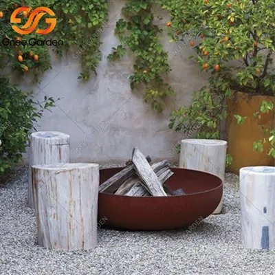 Acero corten para quemar madera