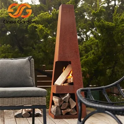 Chimenea de acero desgastado a la venta