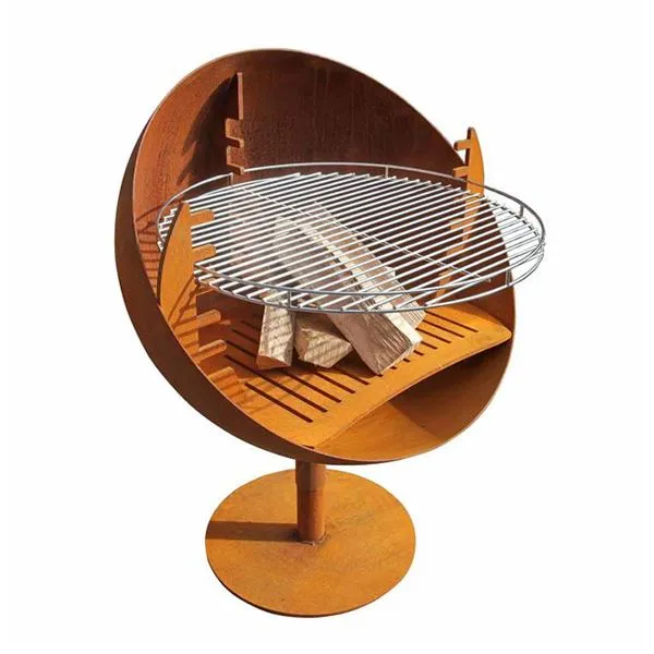 Parrilla de acero inoxidable para barbacoa portátil de carbón