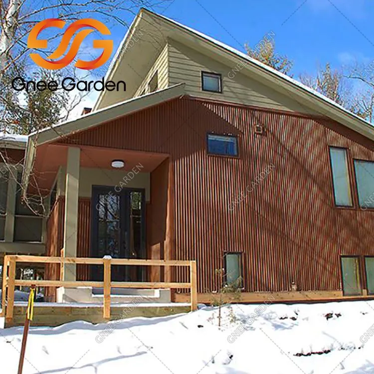 Techos de metal oxidado de acero resistente a la intemperie