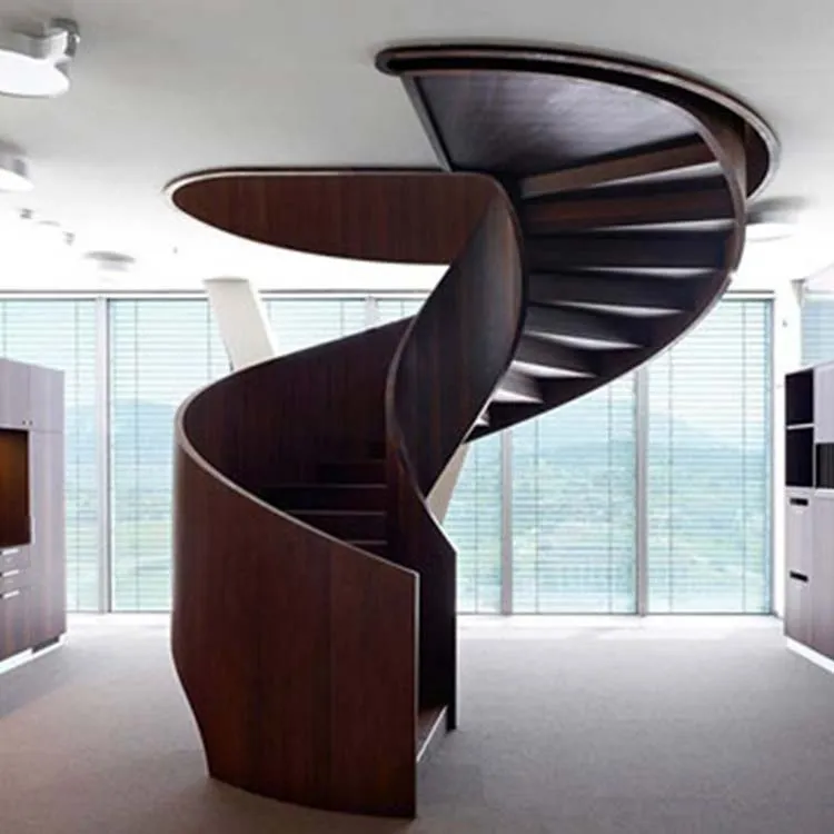 Escalón espiral de acero resistente a la intemperie